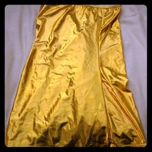 Gold minidress